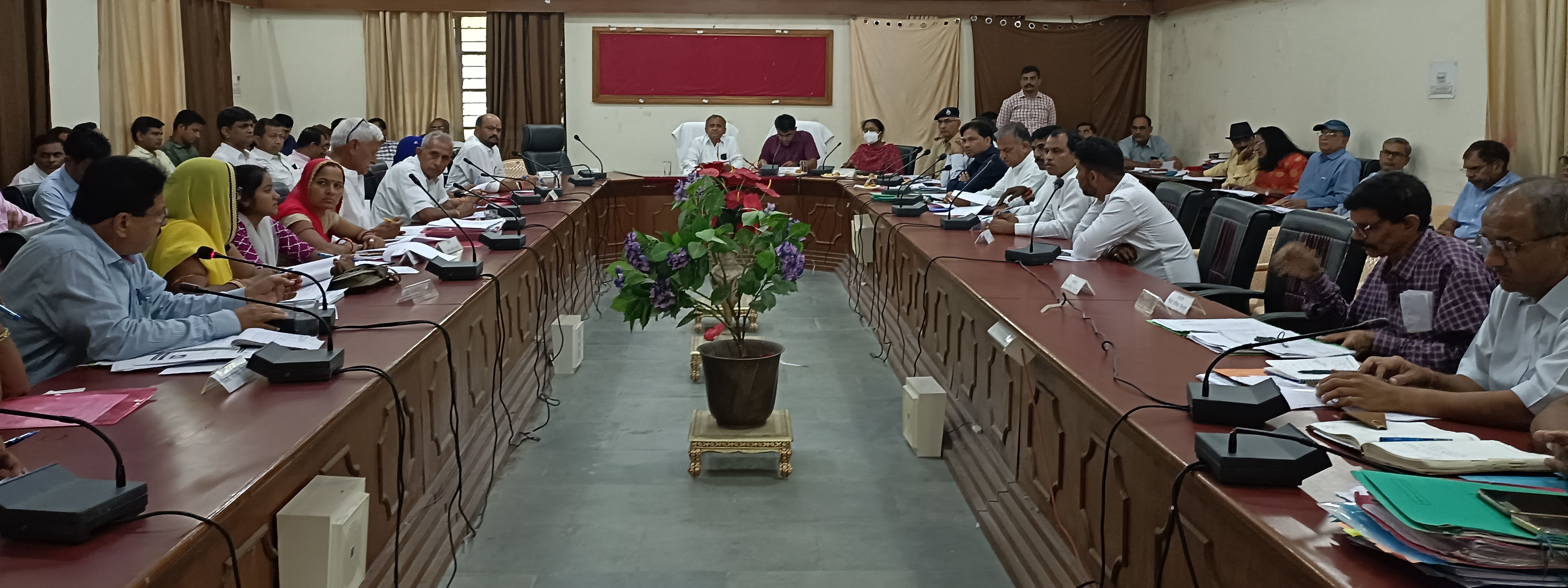 Zilla Parishad in the general meeting of the Zilla Parishad sirohi