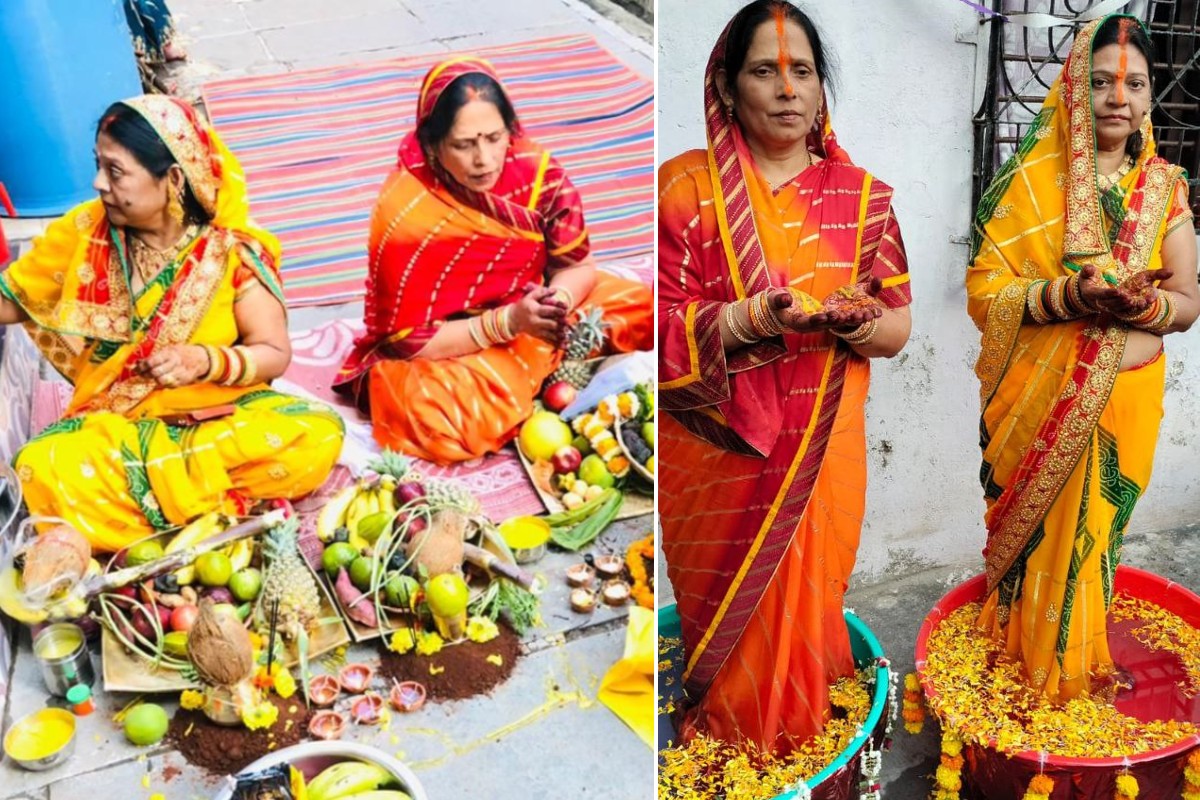 Mumbai Chhath Puja Celebration Huge Crowd Of Devotees Gather To