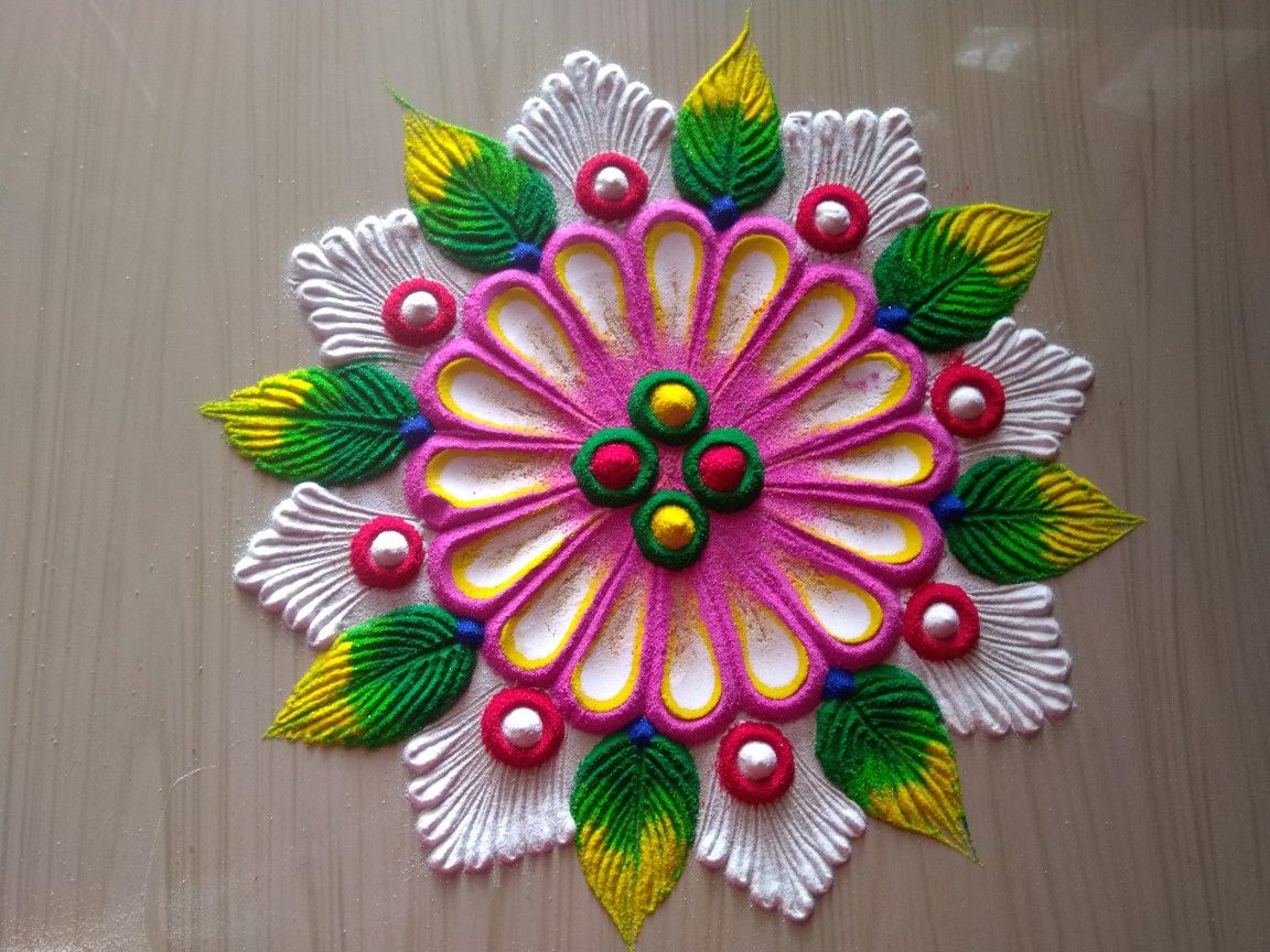 rangoli designs | रंगोली बनाएं तरह-तरह से ...