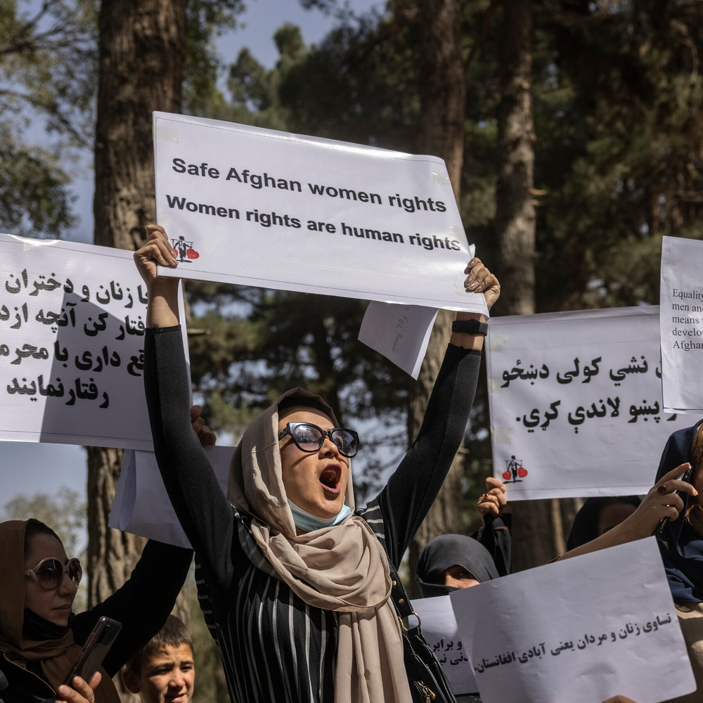 Afghanistan Women Protest Against Violence, Ask For Their Rights ...