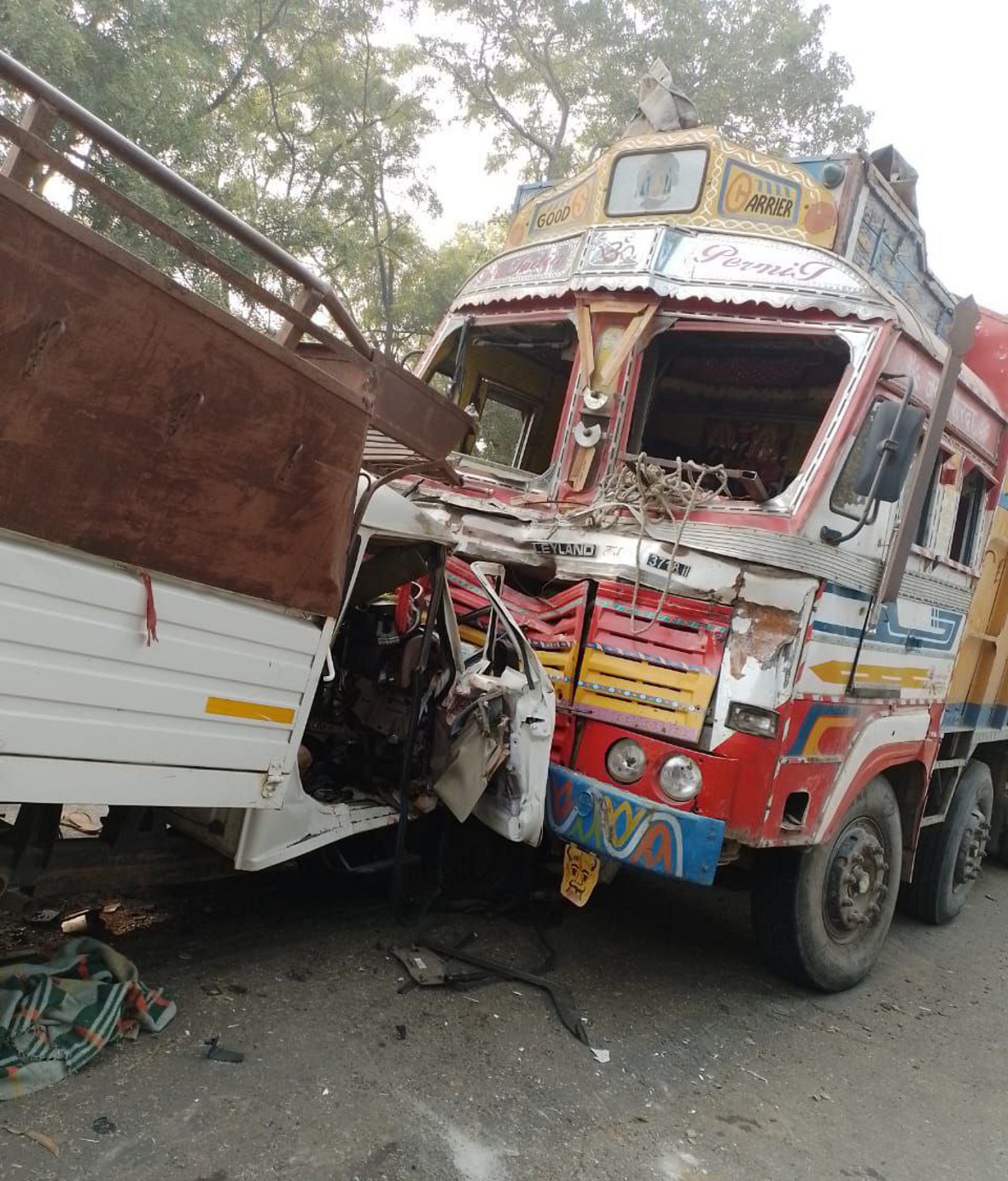 tata truck 2515 accident