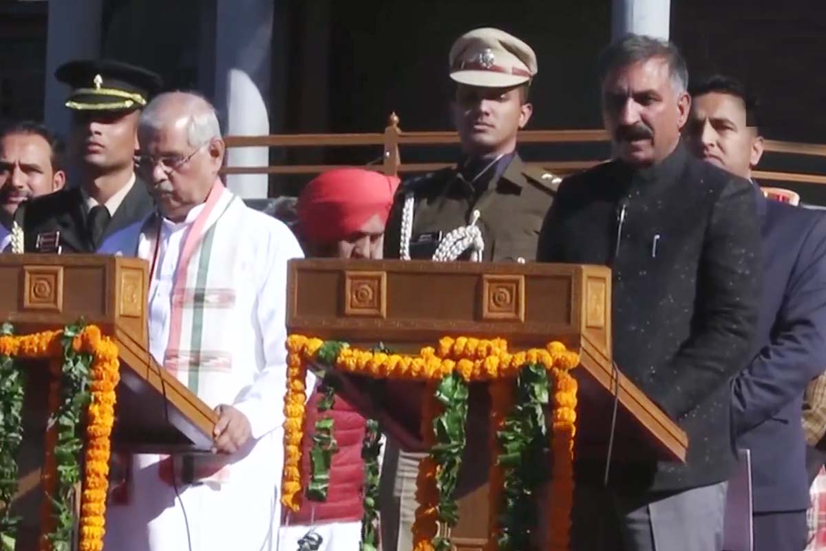 Sukhwinder Singh Sukhu Took Oath As The Cm Of Himachal Pradesh Many