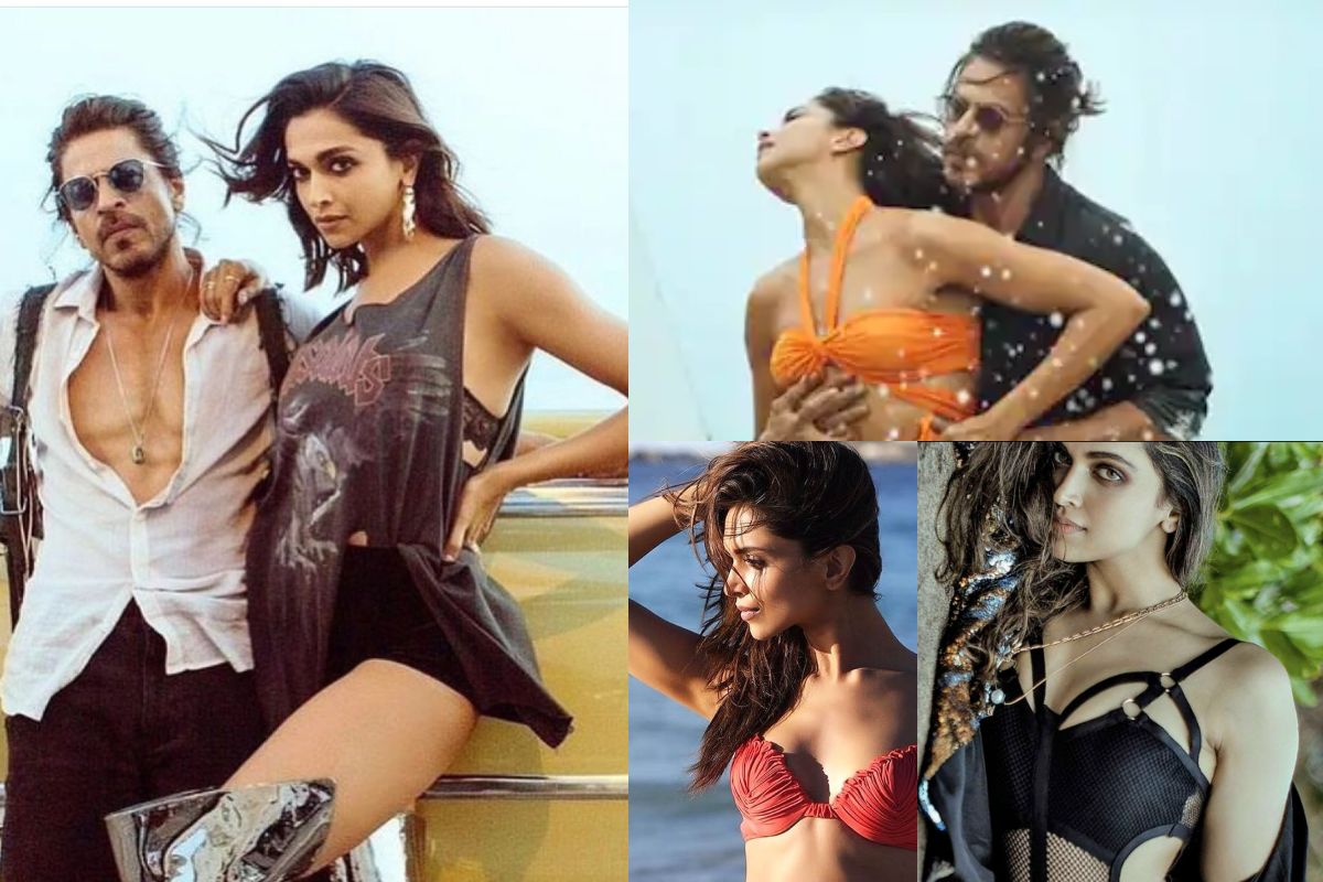 After Saffron Bikini Controversy In Besharam Rang Deepika Padukone Hot Bikini Topless Naked 2985