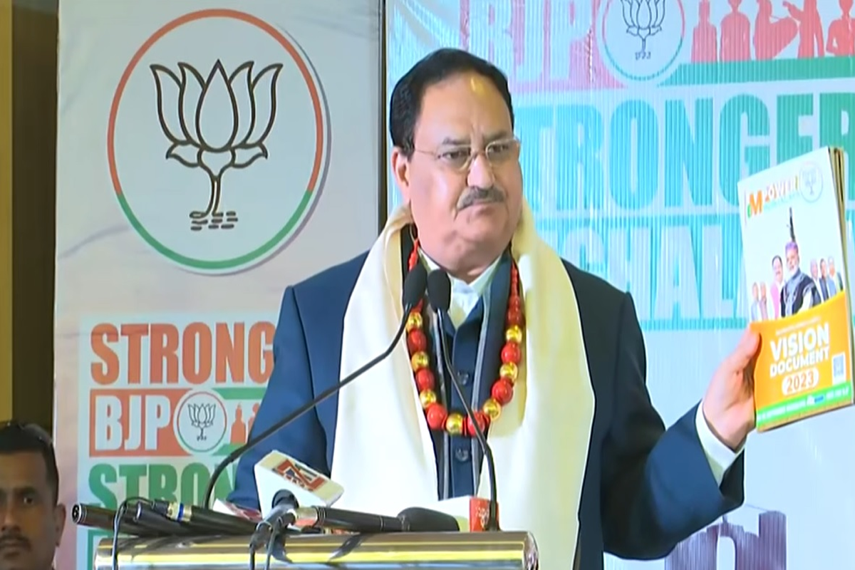 Meghalaya Nagaland Assembly Election 2023 Bjp President Jp Nadda Releases Partys Election 