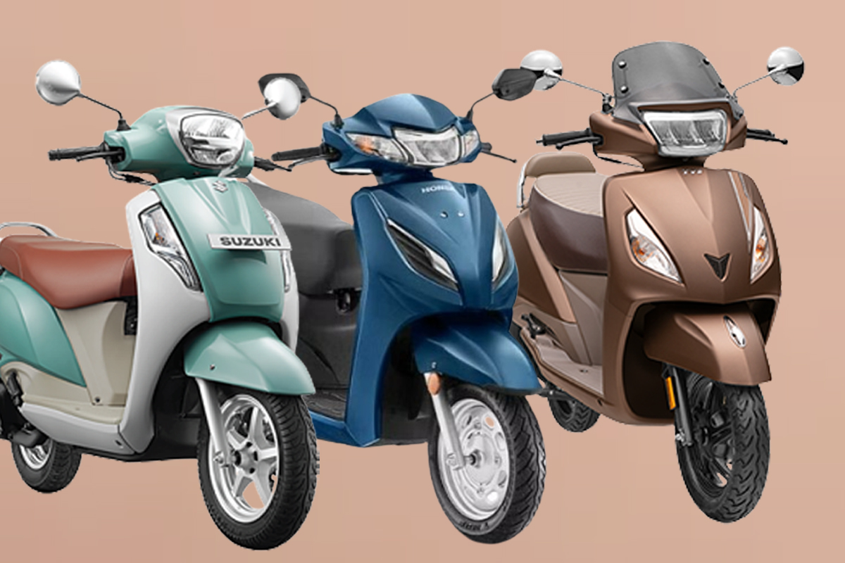 Top 3 bestselling scooter in india Activa Jupiter and Access भारत