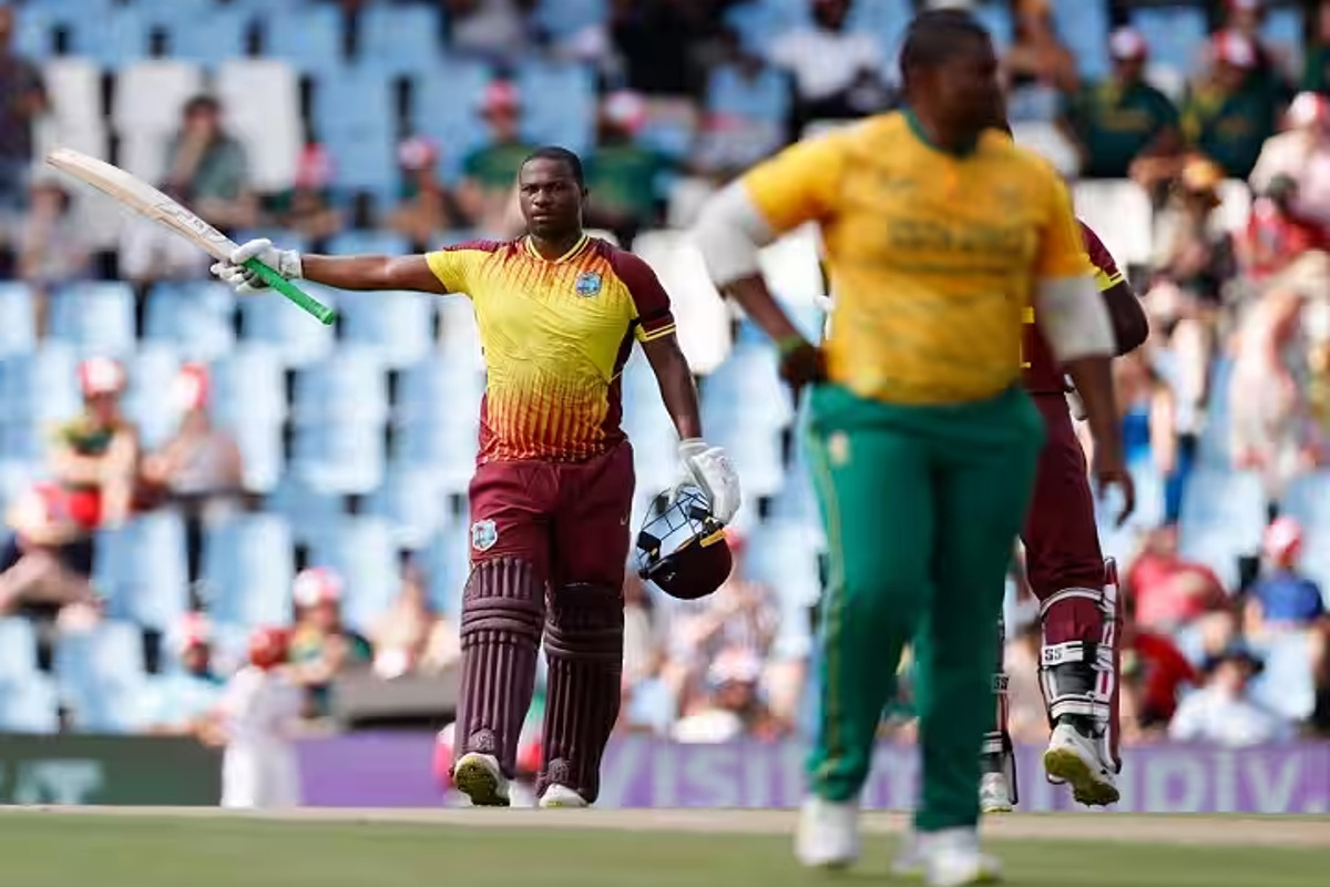 sa vs wi t20i records most run in a t20 match highest t20i score by