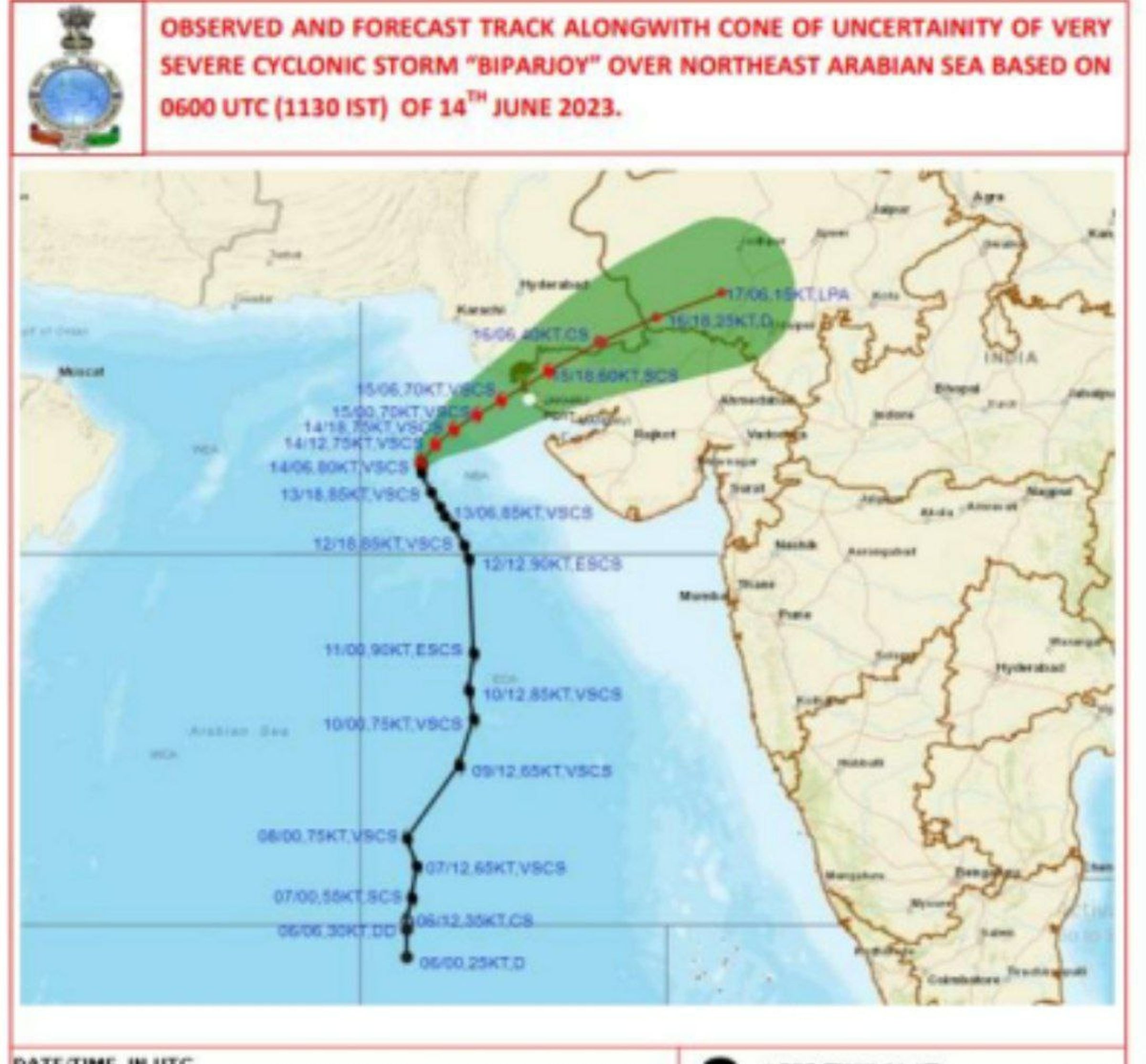 Biporjoy Cyclone: IMD Issues Red Alert | Biporjoy Cyclone: राजस्थान में ...