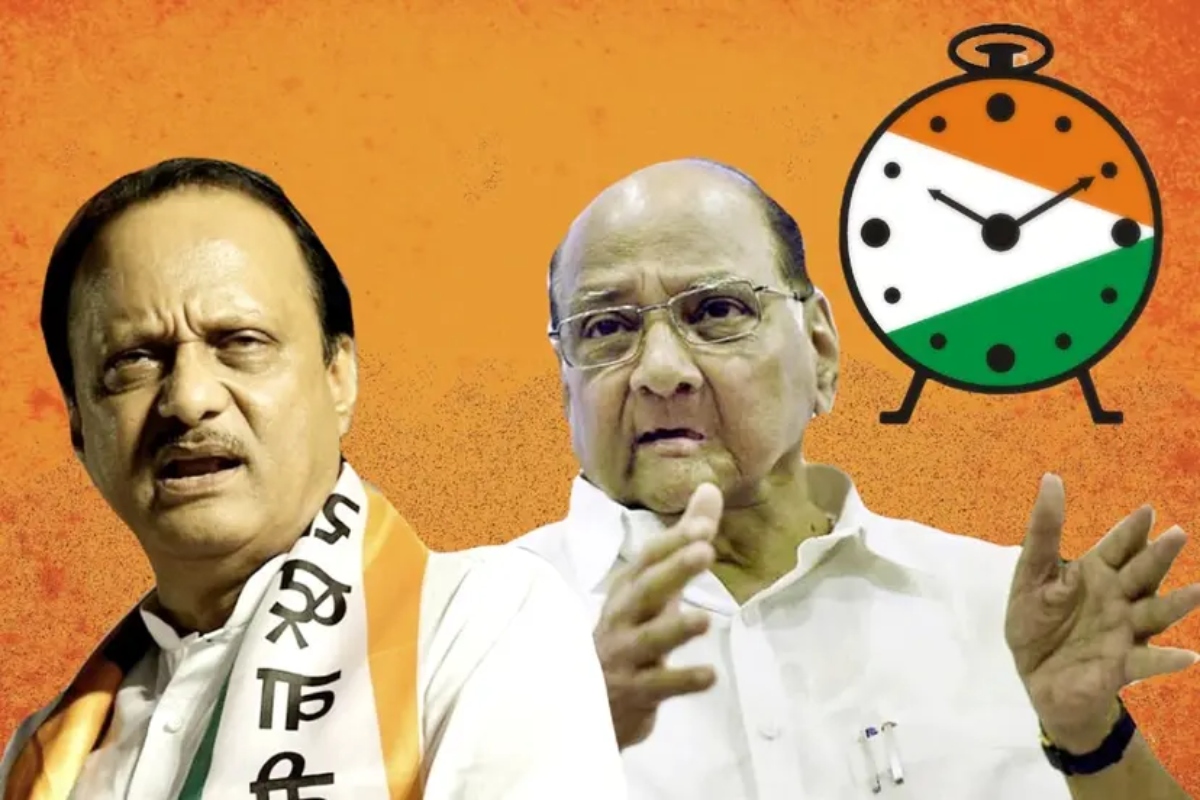 Ncp Ajit Pawar Faction Reach Election Commission To Claim Party Name And Symbol Ncp पर कब्जे 0454