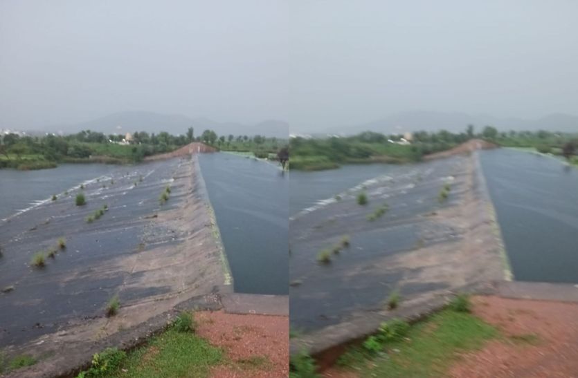 In Jaipur Kanota dam overflows first time in 23 years heavy rain, weat ...