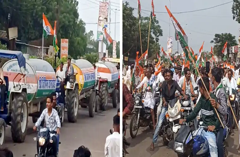 jayvardhan singh tanker rally