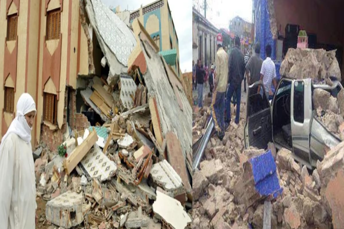 Morocco Earthquake: powerful earthquake magnitude 6.8 in morocco many  killed | Morocco Earthquake: 6.8 तीव्रता के भूकंप से थर्राया मोरक्को, कई  इमारतें जमींदोज, अब तक 296 की मौत | Patrika News