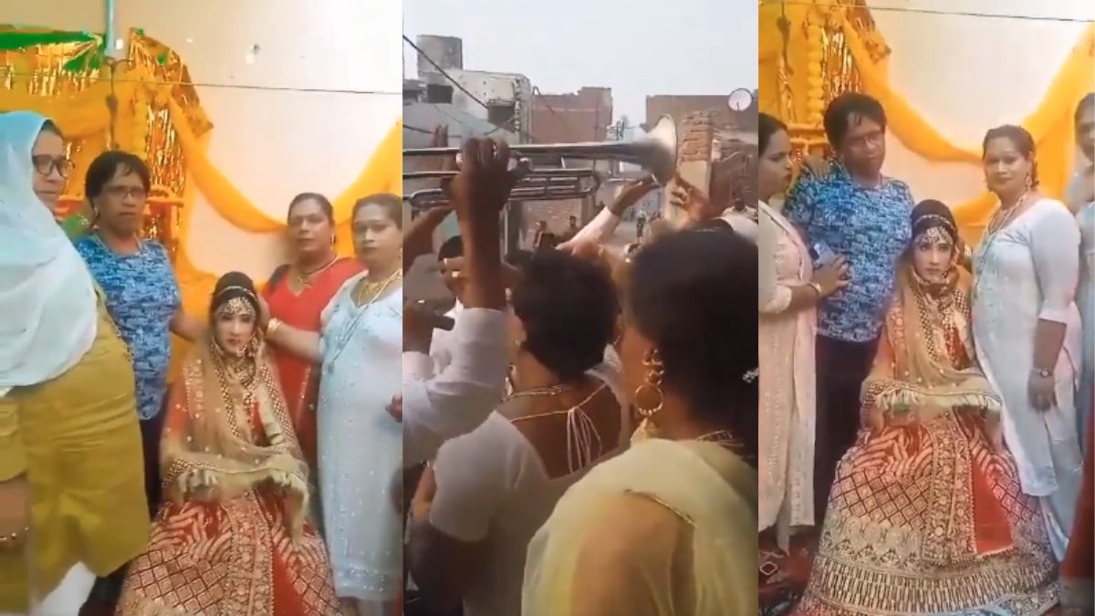 Video: ढोल-नगाड़े के साथ नाचते हुए निकली किन्नर निशा की बारात, शादी की 3 मिनट का वीडियो वायरल