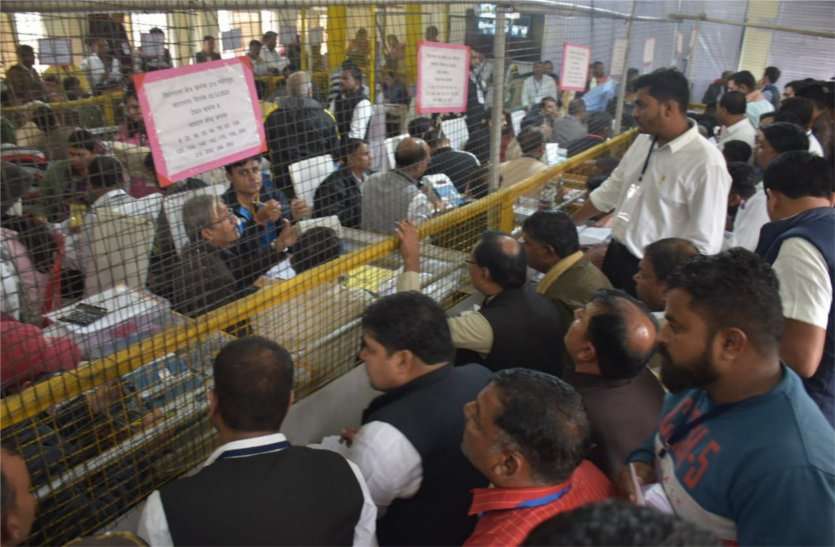 Counting is being done for seven assembly seats of the ujjain district