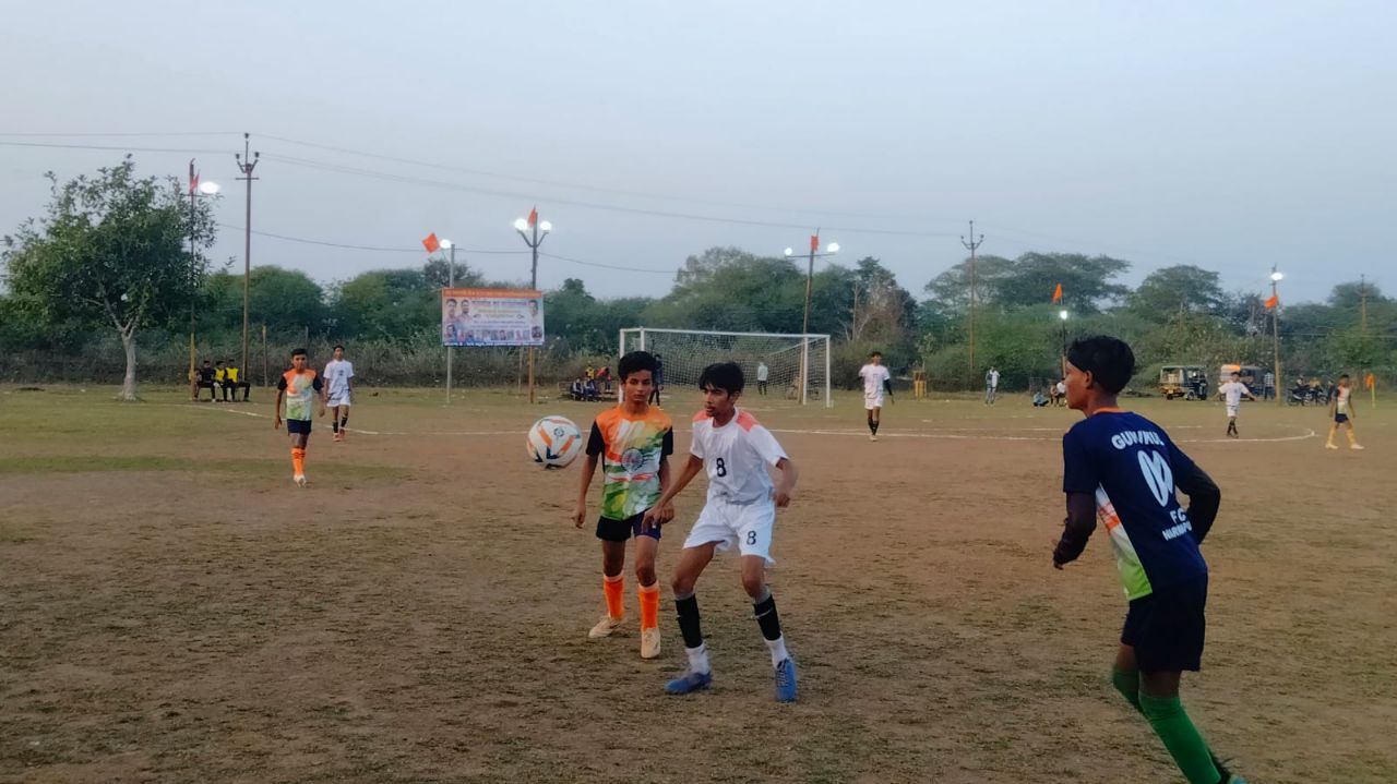 Gurukul won the match, the match between Narmada Academy and Fighter ended in a draw.