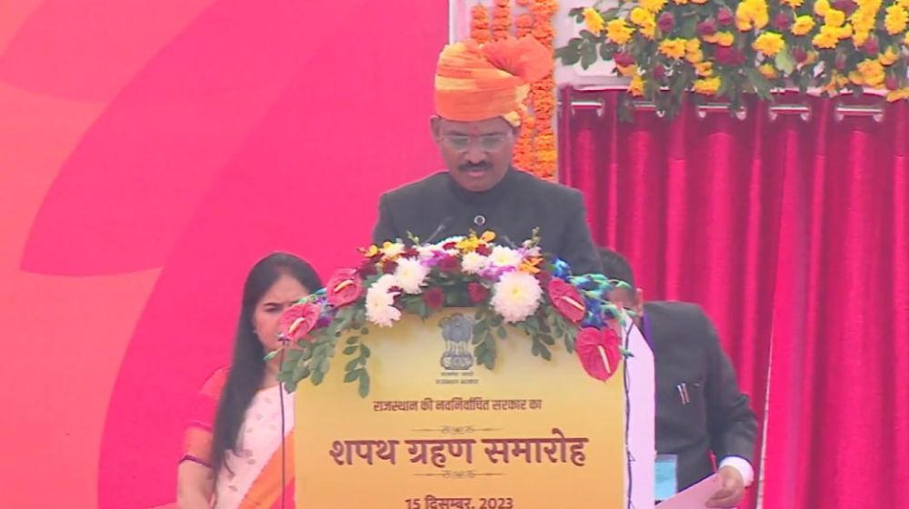 Rajasthan Deputy Chief Minister Prem Chand Bairwa Oath Ceremony Images ...