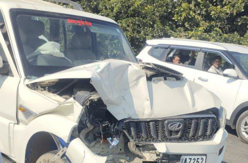 Two car collided in the convoy of CM Bhajan Lal Sharma