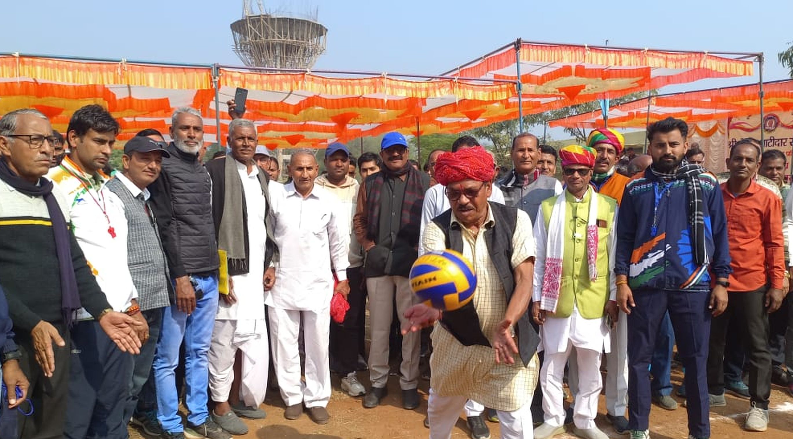 गुजराती लेउवा पाटीदार समाज की दो दिवसीय खेलकूद प्रतियोगिता शुरू