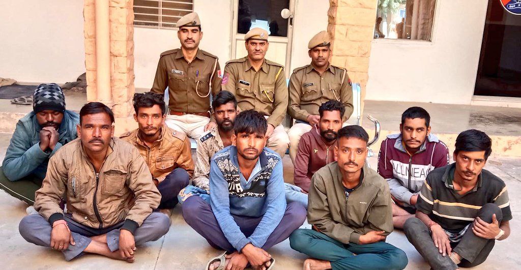 Nagaur Police launched a three-day special campaign, 165 criminals arrested in two days.