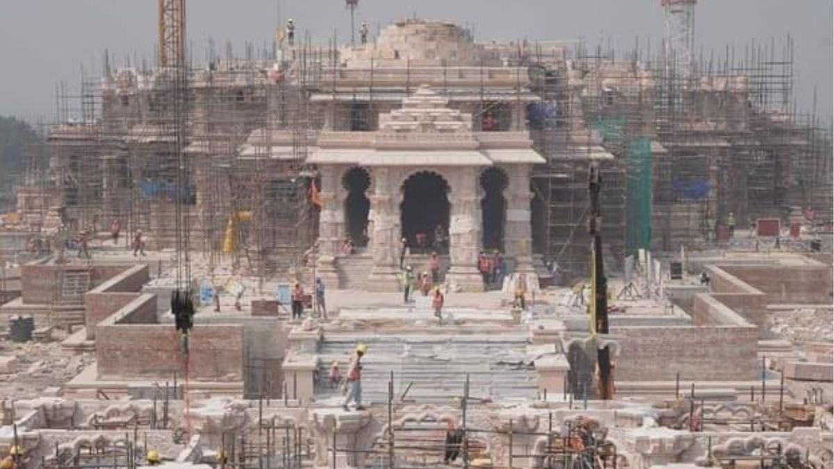 Kovidar tree has connection with Shri Ram flag will be install in ayodhya  ram temple design in Rewa | राम मंदिर के ध्वज पर सूर्य के साथ अंकित होगा  वृक्ष, भगवान राम