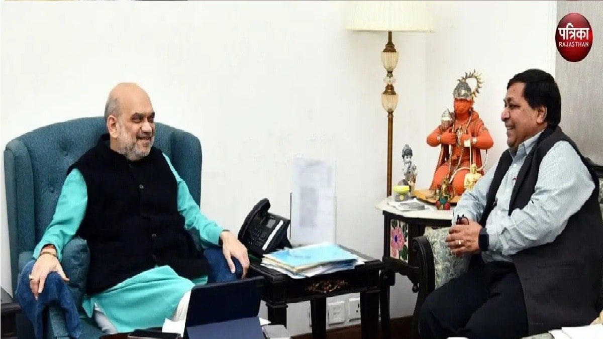  Amit Shah Exclusive Interview with Patrika Group said foundation of the country has been strongly laid
