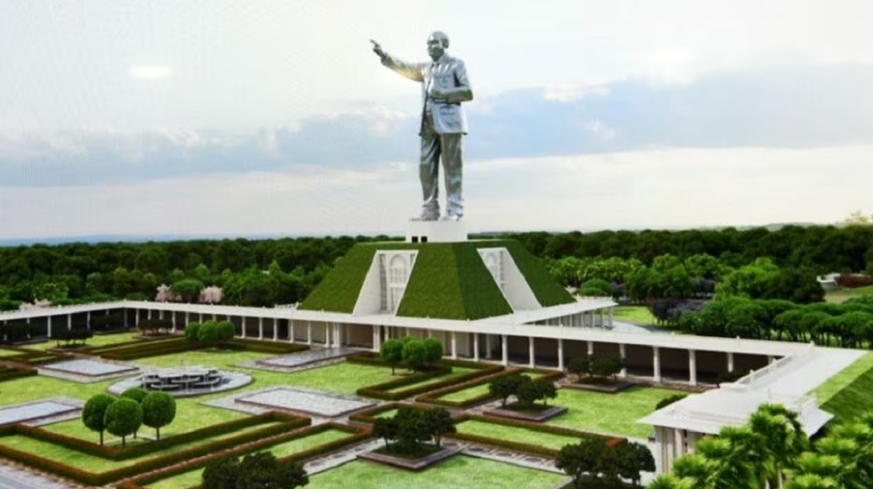 Andhra : World's Tallest Ambedkar Statue Unveiled In Vijayawada Today ...