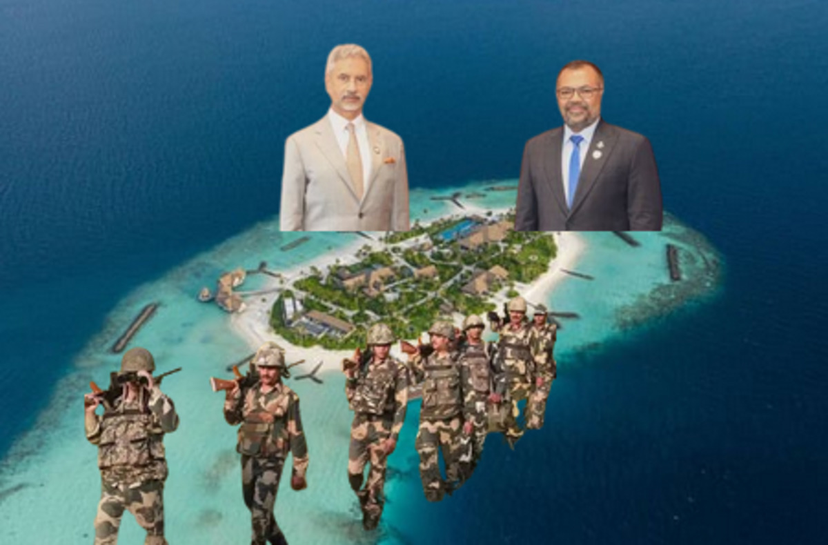 India And Maldives Discuss Ties And Military Withdrawal From Island   India Maldives Row 