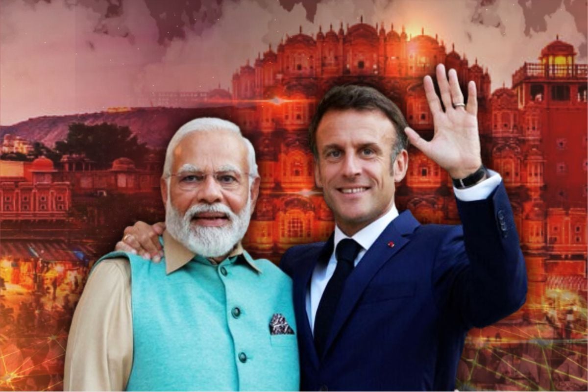 भारत के पेरिस में फ्रांस के राष्ट्रपति मैक्रों और पीएम मोदी का रोड शो, दुल्हन सा सजा शहर,  लेंगे चाय की चुस्की