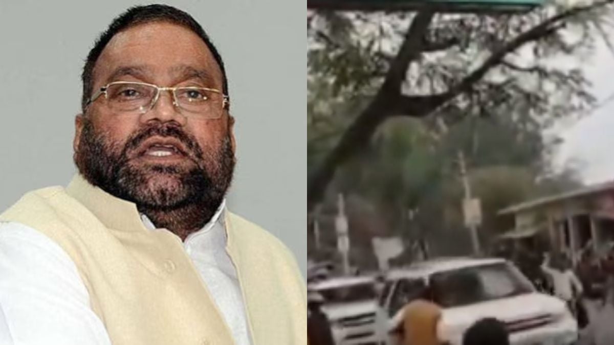 Video: स्वामी प्रसाद मौर्य पर हमले का वीडियो आया सामने, विरोधियों ने लगाए मुर्दाबाद के नारे
