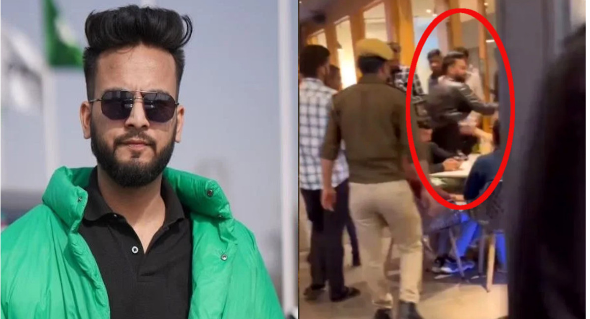 Elvish Yadav slaps man at restaurant in Jaipur Viral video