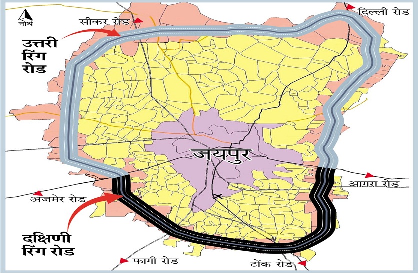 Jaipur Road Map
