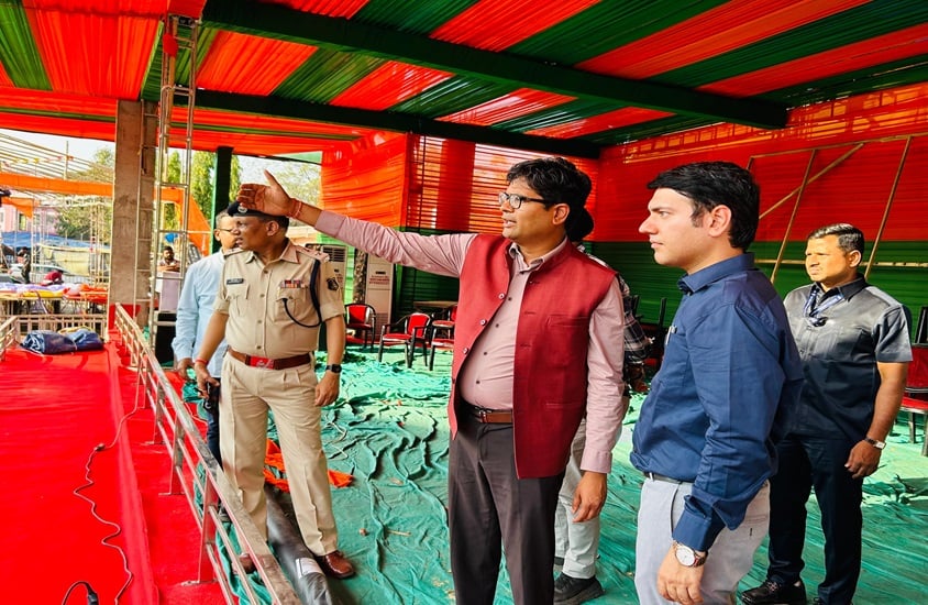 Amit Shah in Chhattisgarh today: वित्त मंत्री ओपी चौधरी ने जांजगीर में  तैयारी का लिया जायजा