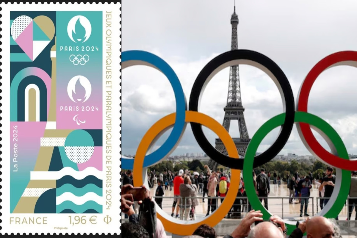 Paris Olympics 2024 का आधिकारिक डाक टिकट जारी