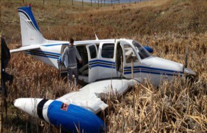 plane crash मेक्सिको में विमान दुर्घटनाग्रस्त, 5 की मौत