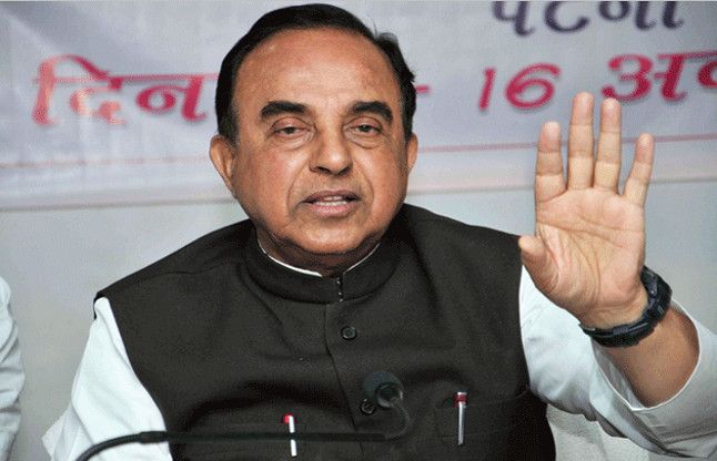 Subramanium Swamy स्वामी ने कहा,घोषणा पत्र में राम मंदिर, भाग नहीं सकती भाजपा