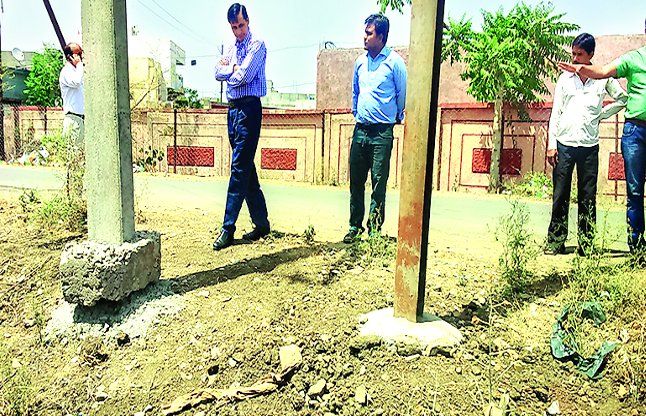 Rajgarh news आखिर अफसरों ने स्वीकारा, घटिया हुआ केबलीकरण का काम