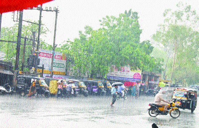 guna हल्की बारिश से बढ़ी उमस अब तेज बारिश का इंतजार