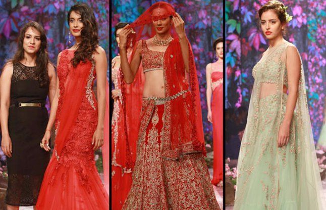 bmw india bridal fashion week 2015-2 ब्राइडल फैशन वीक में मॉडल्स ने बिखेरा जलवा, देखें एक झलक