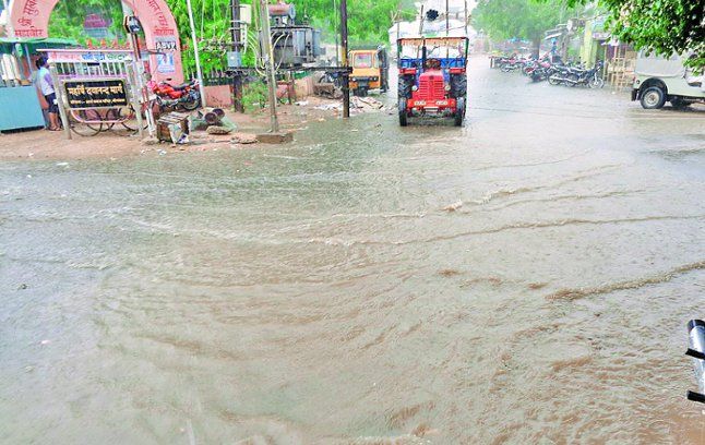 Jalore photo भीनमाल में जमकर बारिश