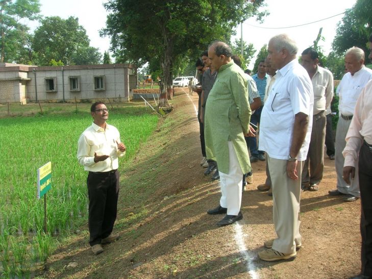 balaghat कृषि मंत्री बिसेन ने किया कृषि महाविद्यालय का निरीक्षण