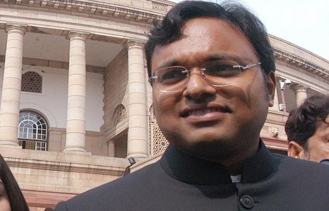 Karti Chidambaram कार्ति चिदंबरम के खिलाफ मनी लॉन्ड्रिंग का केस दर्ज