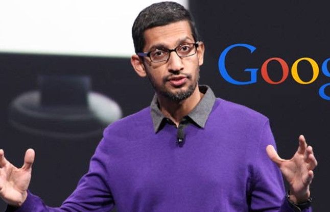 Sundar Pichai अमरीका में सर्वाधिक पैसा कमाने वाले सीईओ बने सुंदर पिचाई