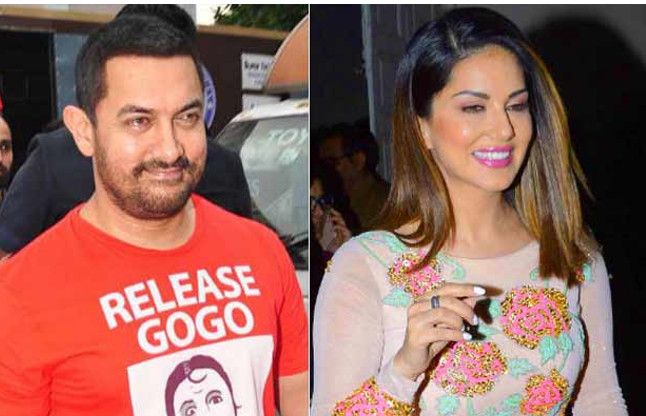 aamir khan सनी लियोनी से आमिर मिले, एक साथ किया लंच