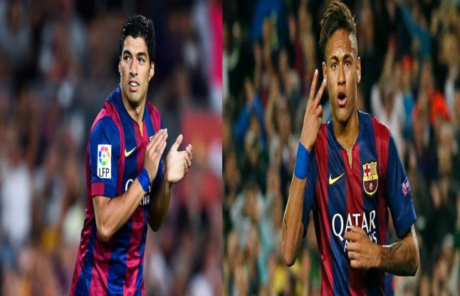 Neymar-Luis Suarez स्पेनिश लीग में बार्सिलोना टॉप पर, नेमार-सुआरेज के गोल से जीता मैच