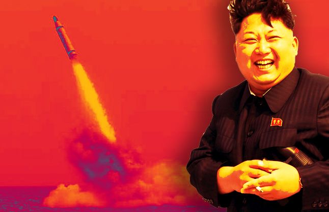 North korea चेतावनी के बाद भी उत्तर कोरिया ने समुद्र में दागी एक और मिसाइल