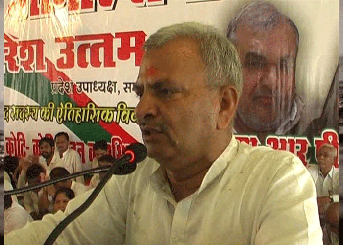 naresh uttam केंद्र सरकार यूपी के साथ कर रही है पक्षपात: नरेश उत्तम