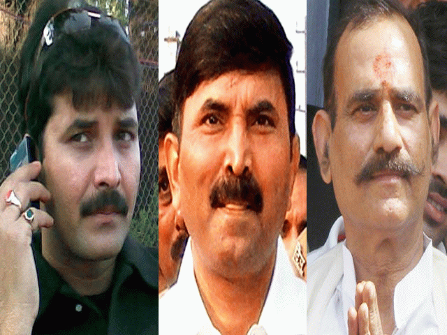 bahubali vineet will fight against mlc brijesh wif बाहुबली एमएलसी बृजेश को टक्कर देने मोख्तार की गोद में बैठे विनीत
