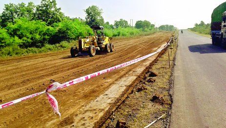 four line समयसीमा खत्म, फोरलेन का काम नहीं हुआ शुरू