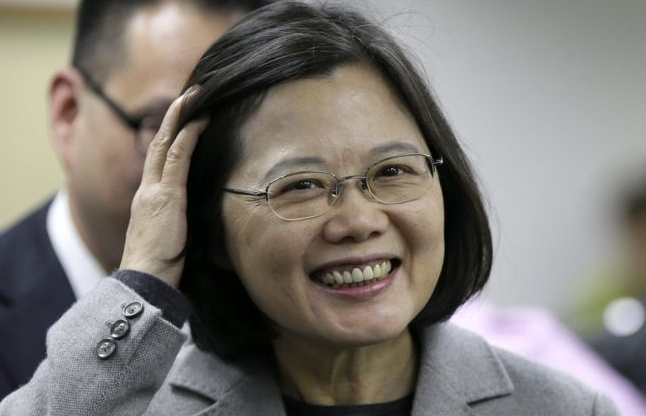 Tsai Ing-wen Sworn In As Taiwan's First Female President - डीपीपी की ...