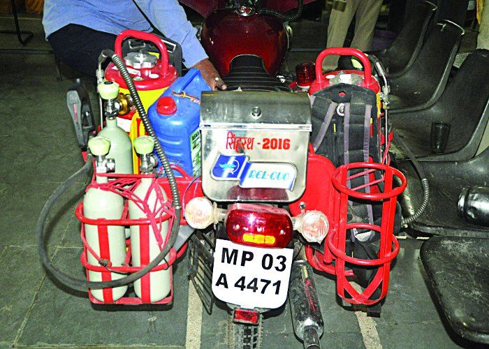 Bullets created mini fire brigade तंग गलियों में भी अब आग नहीं हो सकेगी बेकाबू, जानिये कैसे
