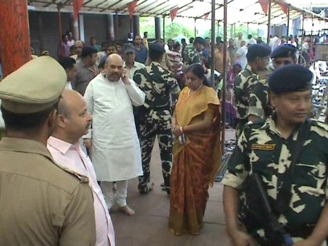 amit shah BREAKING NEWS बीजेपी राष्ट्रीय अध्यक्ष शाह ने सुरक्षा मानकों को ताख पर रखा